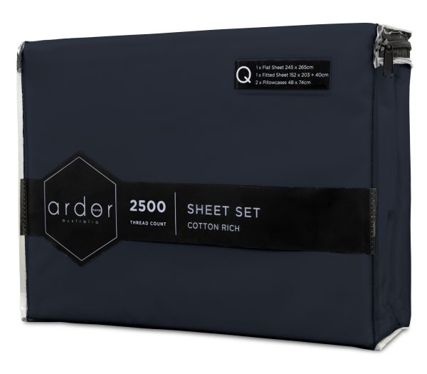 2500TC Cotton Rich SHEET SETS – QUEEN