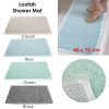 Loofah Shower Mat Blue