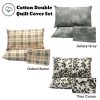 Pure Cotton Quilt Cover Set Double – Oxford