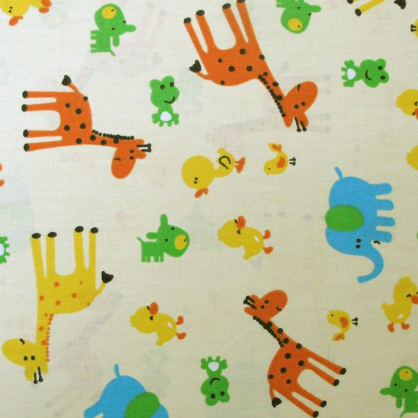 United Animal Kingdom Baby 100% Cotton Printed Sheet Set Cot Size