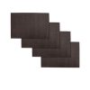 Set of 4 PVC Table Placemats Harold Chocolate