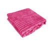 240GSM Corduroy Striped Throw Rug Pink