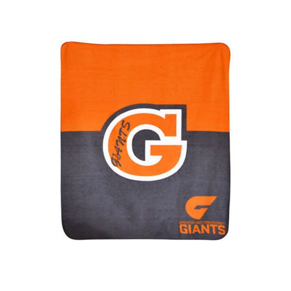 Licensed Polar Fleece Throw – GWS Giants Print