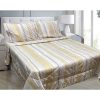 3 Pce Light Weight Comforter Set Queen/King Oscar Stripes