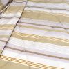 3 Pce Light Weight Comforter Set Queen/King Oscar Stripes