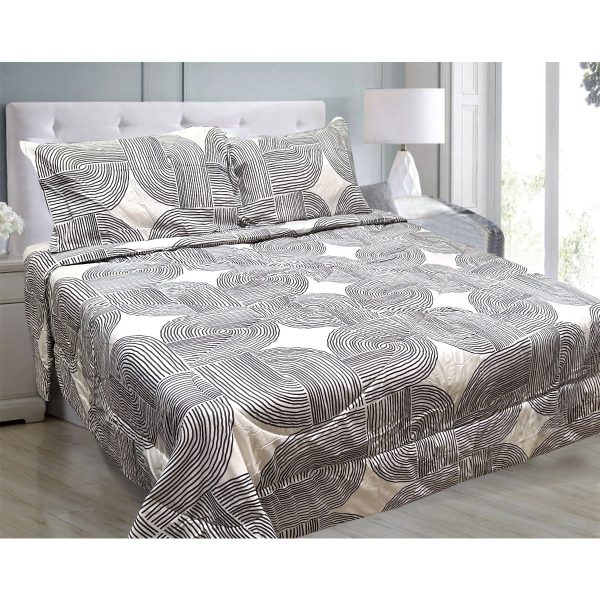 3 Pce Light Weight Comforter Set Queen/King Oscar Curves