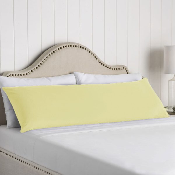 100% Cotton Body Pillowcase Rich Cream