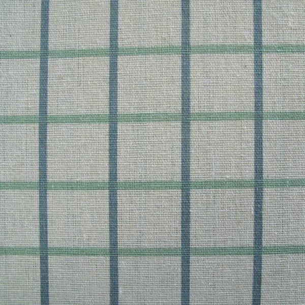 Cotton Grid Checks Oblong Table Cloth Blue 130 x 180cm