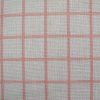 Cotton Grid Checks Oblong Table Cloth Coral 150 x 230cm