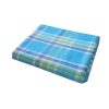 Cotton Plaid Checks Oblong Table Cloth Blue 130 x 180cm