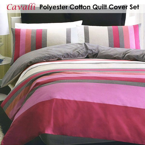 Cavalli Polyester Cotton Quilt Cover Set King