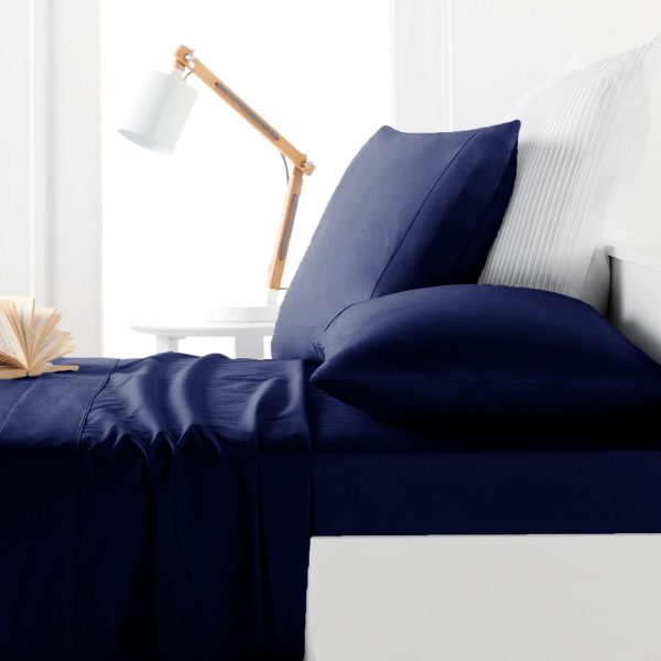 225TC Sheet Set Navy – Double