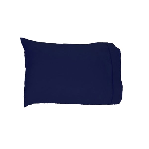 250tc Cotton Standard Pillowcase Navy