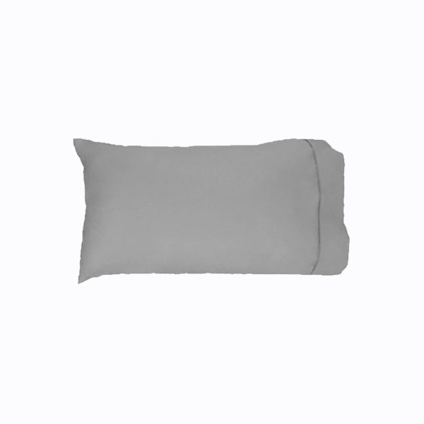 250tc Cotton King Pillowcase Pewter