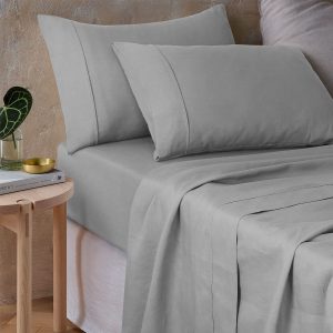 Silver 100% Hemp Sheet Set King