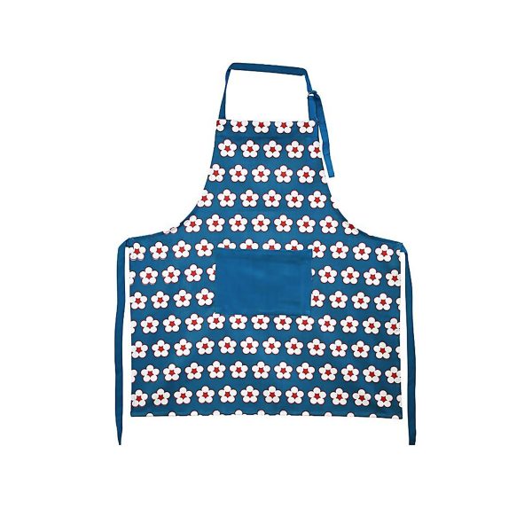 Cotton Bud Apron Navy