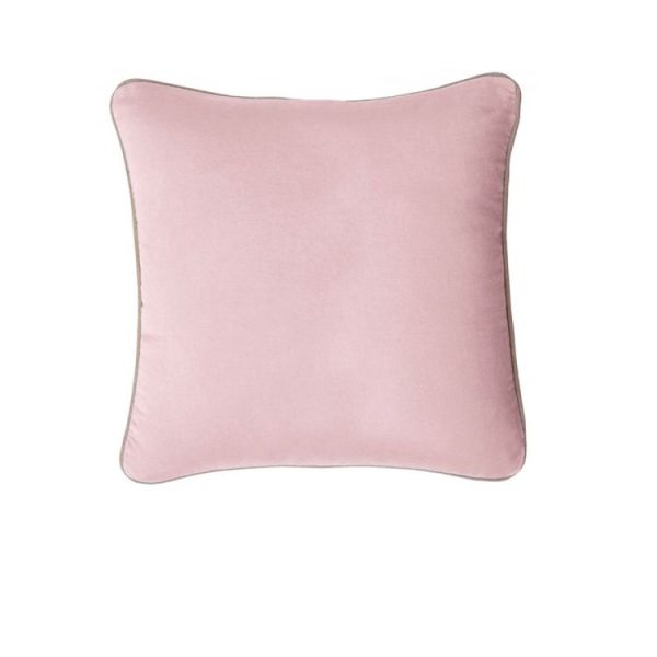 Gabriel 100% Cotton Cushion Cover 43 x 43 cm Dusty Pink