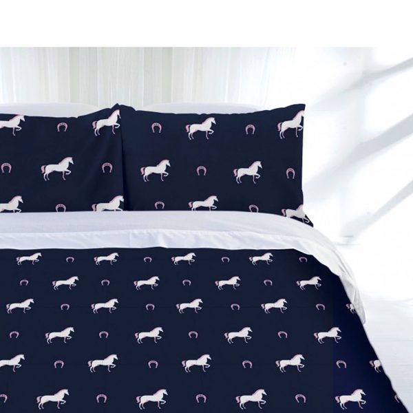 Horse Shoe Quilt Cover Set Double