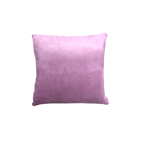 Augusta Faux Mink Square Cushion Lilac