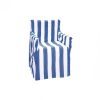 Alfresco 100% Cotton Director Chair Cover – Striped Cobalt Blue