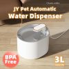 Pet Automatic Cat Water Dispenser Fountain  3L – White