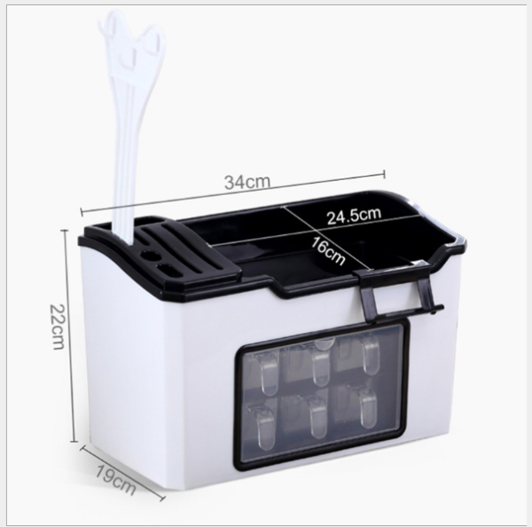 Multifunction Kitchen Utensils Condiment Storage Rack Seasoning Storage Box