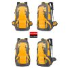 40L Waterproof Outdoor Hiking Backpack Camping Outdoor Trekking Bag(Yellow)