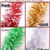 5x 2.5m Christmas Tinsel Xmas Garland Sparkly Snowflake Party Natural Home Décor, Snow Speckles in Silver