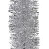 5x 2.5m Christmas Tinsel Xmas Garland Sparkly Snowflake Party Natural Home Décor, Traditional Silver