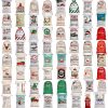 Large Christmas XMAS Hessian Santa Sack Stocking Bag Reindeer Children Gifts Bag, North Pole Mail Service (Green)