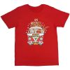 New Funny Adult Xmas Christmas T Shirt Tee Mens Womens 100% Cotton Jolly Ugly, Santa Drive Kombi (Red) – XS