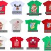 New Funny Adult Xmas Christmas T Shirt Tee Mens Womens 100% Cotton Jolly Ugly, Santa Drive Kombi (Red) – XS