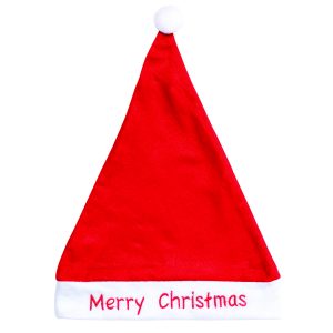 Christmas Unisex Adults Kids Novelty Hat Xmas Party Cap Santa Costume Dress Up, Santa Hat - Merry Christmas