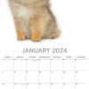 Adorable Dogs – 2024 Square Wall Calendar Pets Animals 16 Months Premium Planner