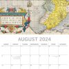 Antique Maps – 2024 Square Wall Calendar 16 Months Arts Planner Christmas Gift