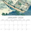 Hokusai 2024 Square Wall Calendar 16 Months Arts Planner Christmas New Year Gift