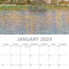 Monet – 2024 Square Wall Calendar 16 Months Arts Planner Christmas New Year Gift