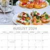 Afternoon Tea – 2024 Square Wall Calendar 16 Month Food Planner New Year Gift