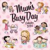 Mum’s Busy Day 2024 Square Wall Calendar 16 Months School Planner New Year Gift