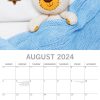 Teddy Bears – 2024 Square Wall Calendar 16 Month Lifestyle Planner New Year Gift