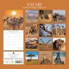 Safari 2024 Square Wall Calendar 16Month Premium Planner Christmas New Year Gift