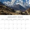 Wonders of the World – 2024 Square Wall Calendar 16 Months Planner New Year Gift