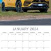 Lamborghini – 2024 Square Wall Calendar 16 Month Planner Christmas New Year Gift