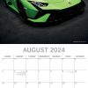 Lamborghini – 2024 Square Wall Calendar 16 Month Planner Christmas New Year Gift