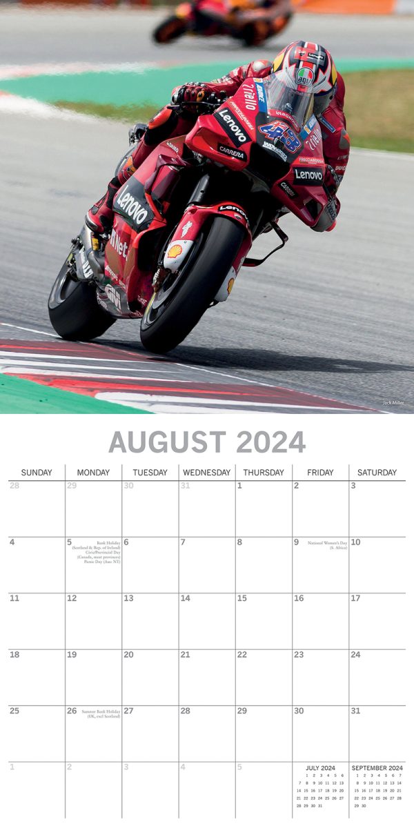 Super Bikes – 2024 Square Wall Calendar 16 Month Planner Christmas New Year Gift