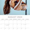 Pole Dancers 2024 Square Wall Calendar 16 Months Planner Christmas New Year Gift