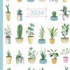 Urban Garden 2024 A5 Padded Cover Diary Premium Planner Book Xmas New Year Gift