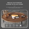 Coffee Table Living Room Accent Oval Table Contemporary Style Leisure Tea Table