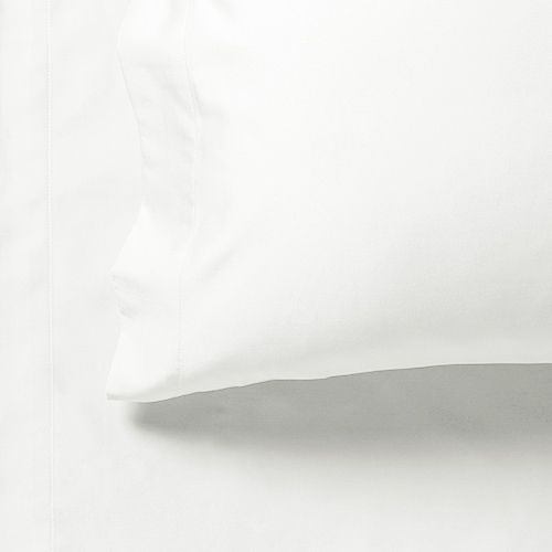 1000TC Ultra Soft Super King Size Bed Flat & Fitted Sheet Set – White