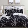 Tree Reversible White Duvet Doona Quilt Cover Set – DOUBLE